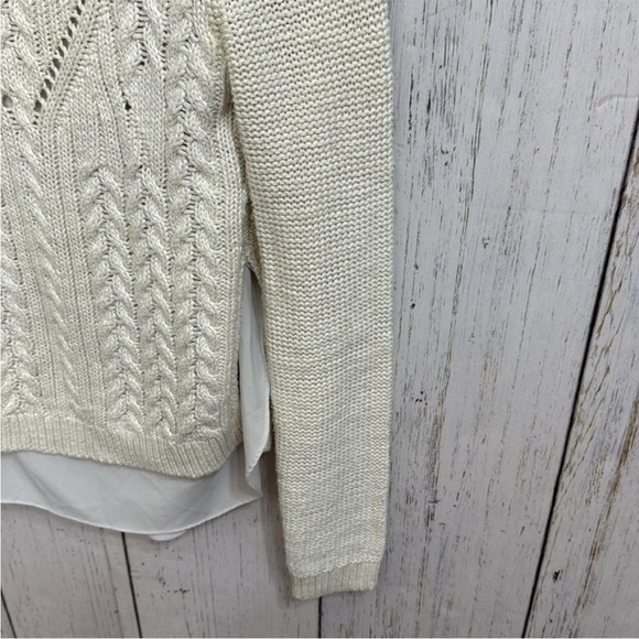 Anthropologie Moth Cream Knit Sweater - Picture 8 of 9